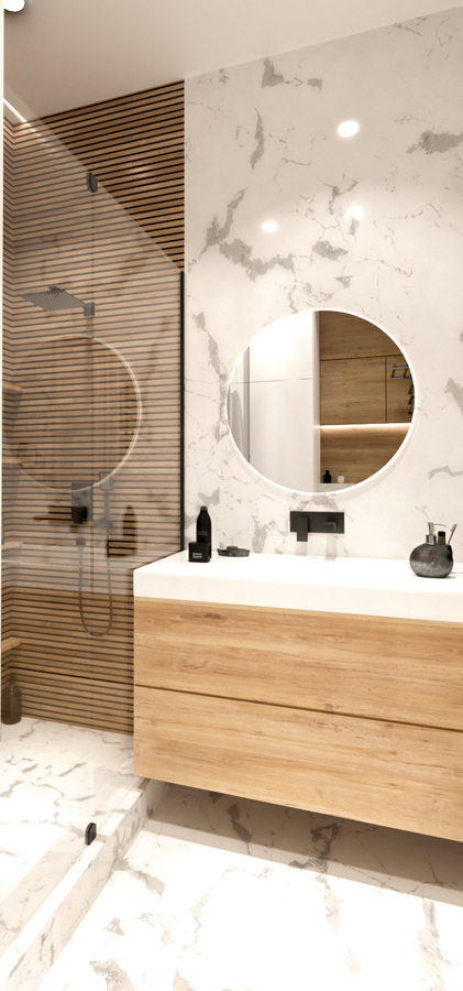 Дизайн интерьера однокомнатной квартиры ЖК Резиденции архитекторов Кухня
by alessandra grigoreva
рейка в интерьере